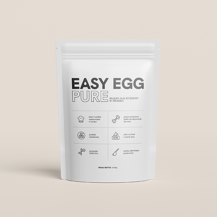 Easy Egg Pure – białko jaja kurzego w proszku 1020 g