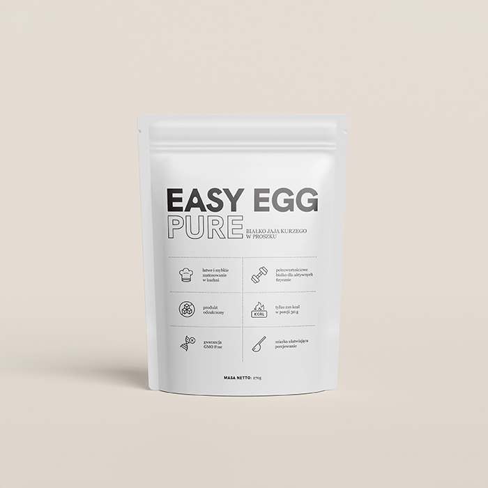 Easy Egg Pure - białko jaja kurzego w proszku 270 g