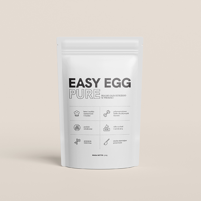 Easy Egg Pure – białko jaja kurzego w proszku 510 g